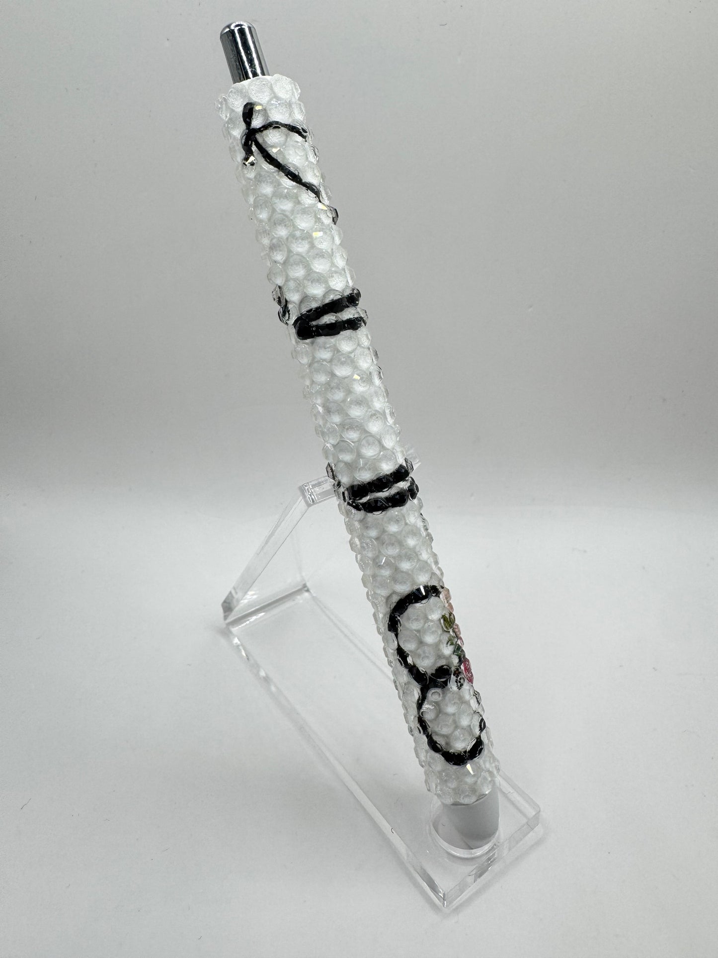 Heart Beat Stethoscope Medical Bling Pen Design