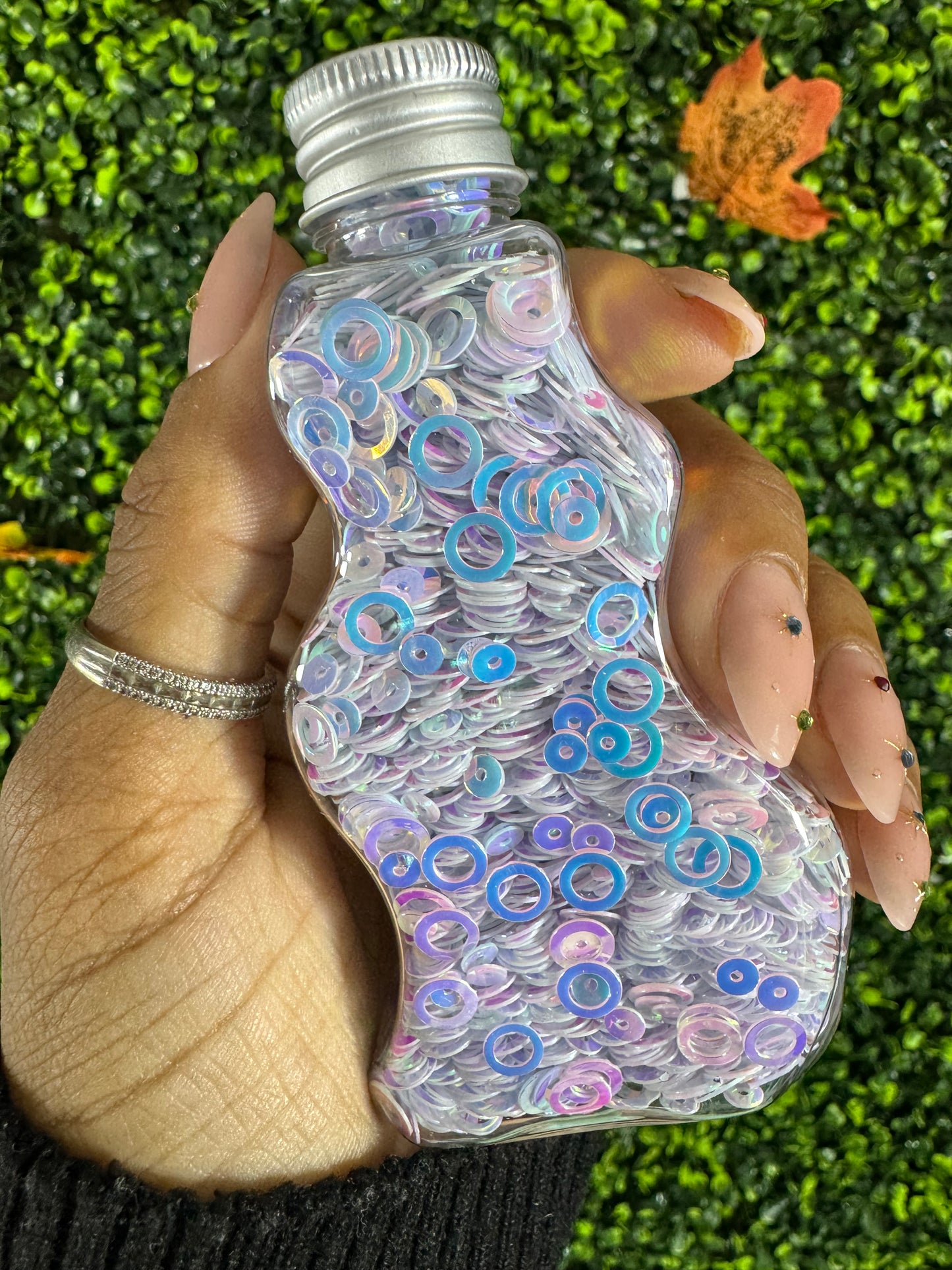 Glitter PVC Rings Unicorn Tears