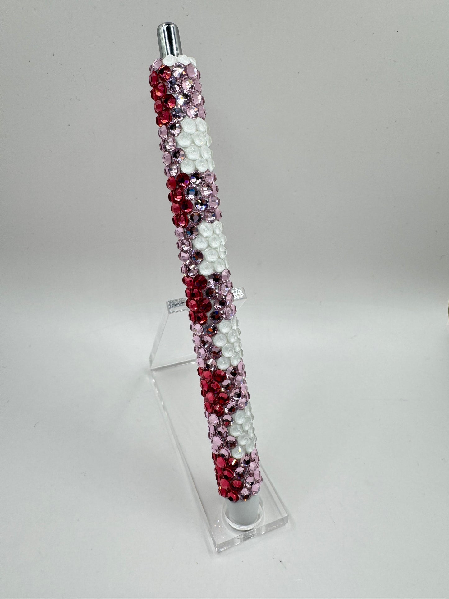 Buffalo Plaid Pink Bling Pen Design