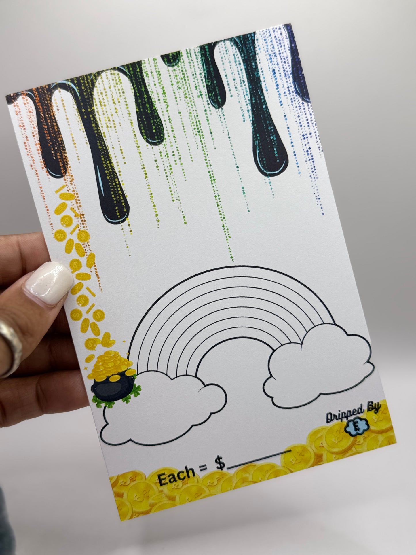 SPRING BLING COLORING SAVINGS CHALLENGES