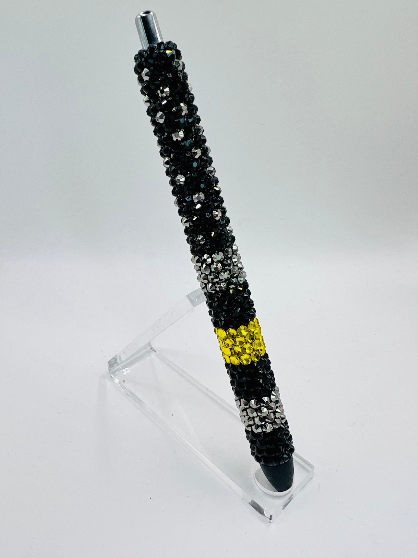 Thin Line Flag Bling Pen Design