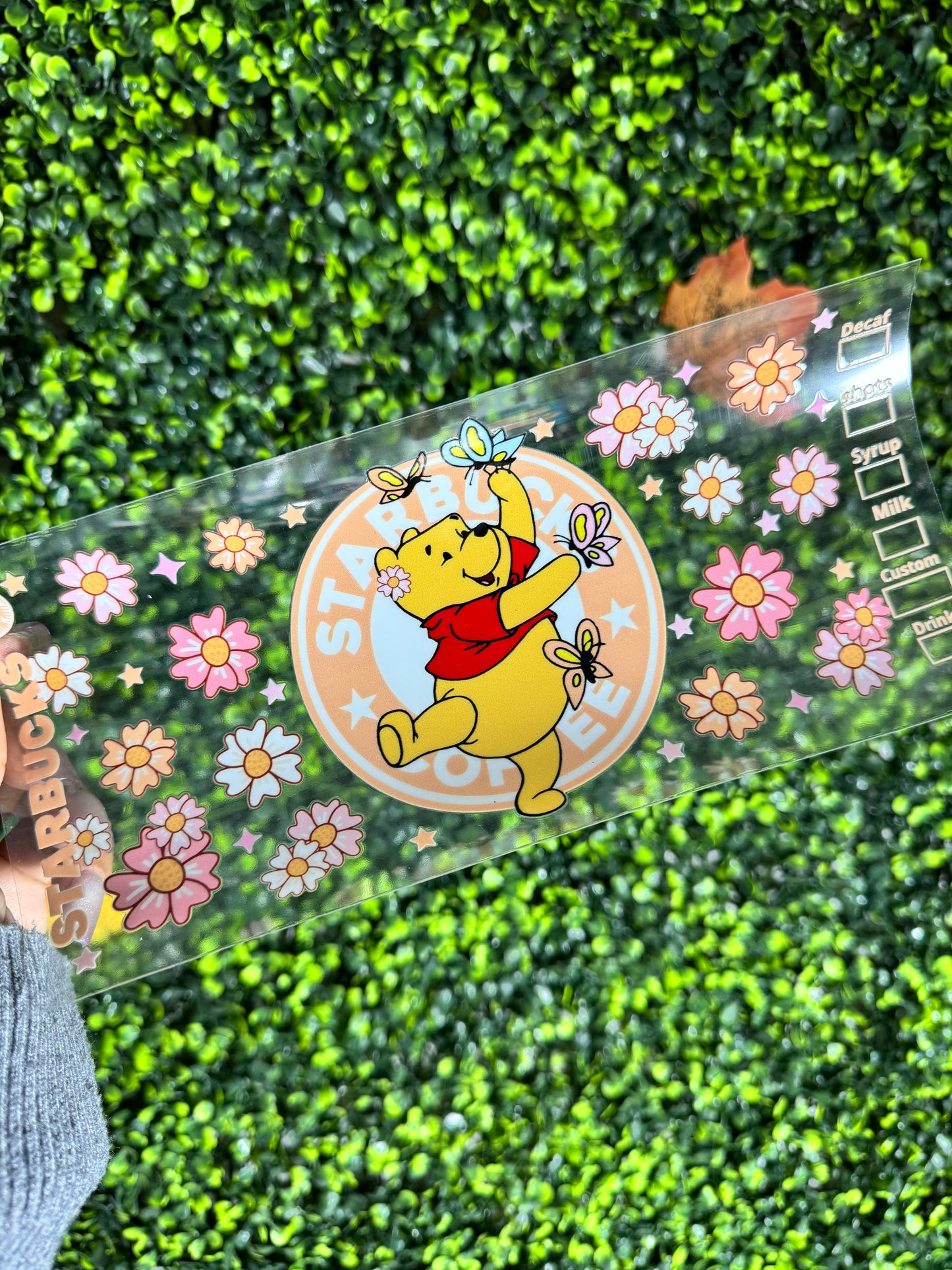 Pooh and Coffee DIY Diamond Filled Tumbler Kit