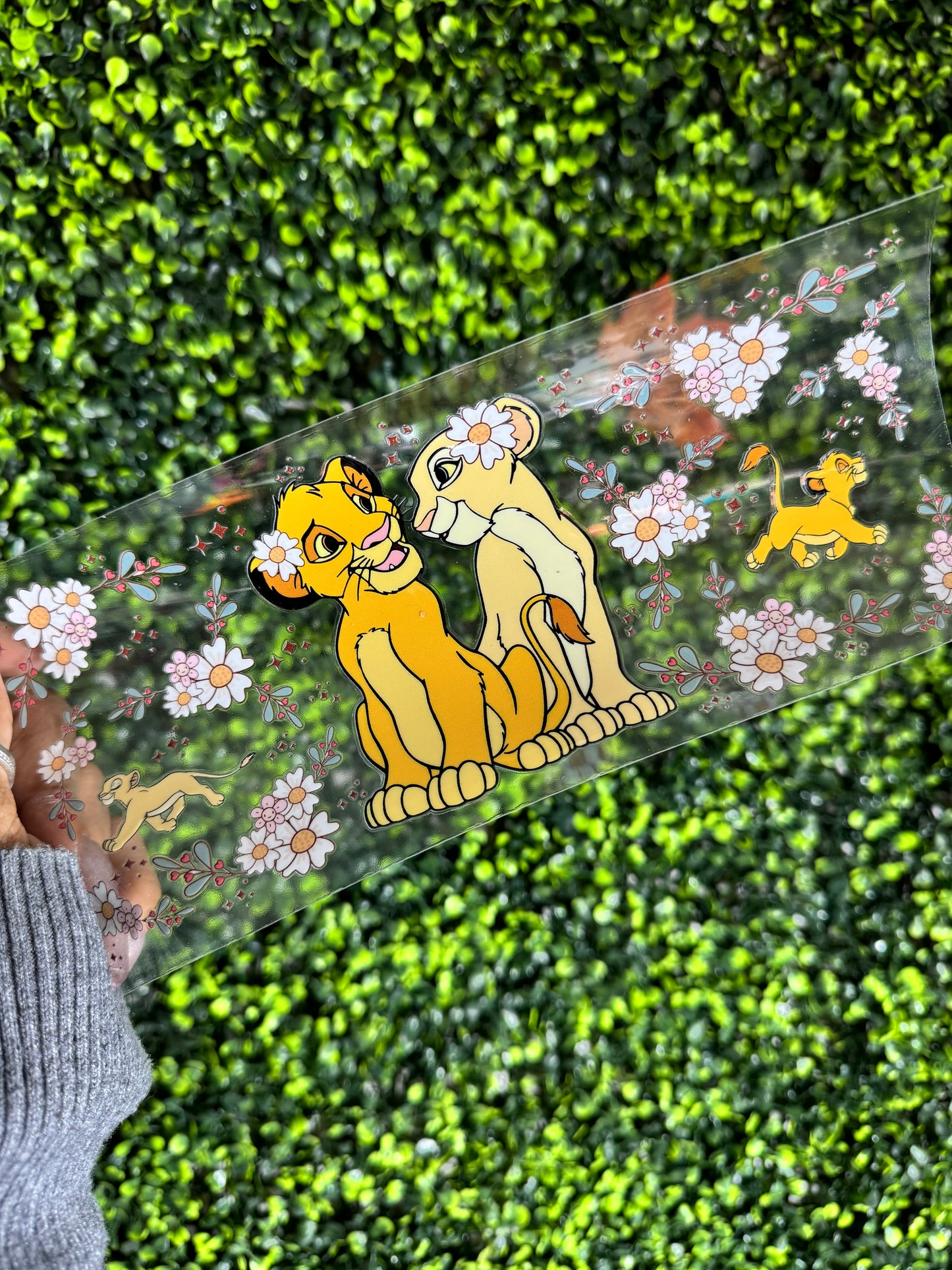 Simba and Nala DIY Diamond Filled Tumbler Kit