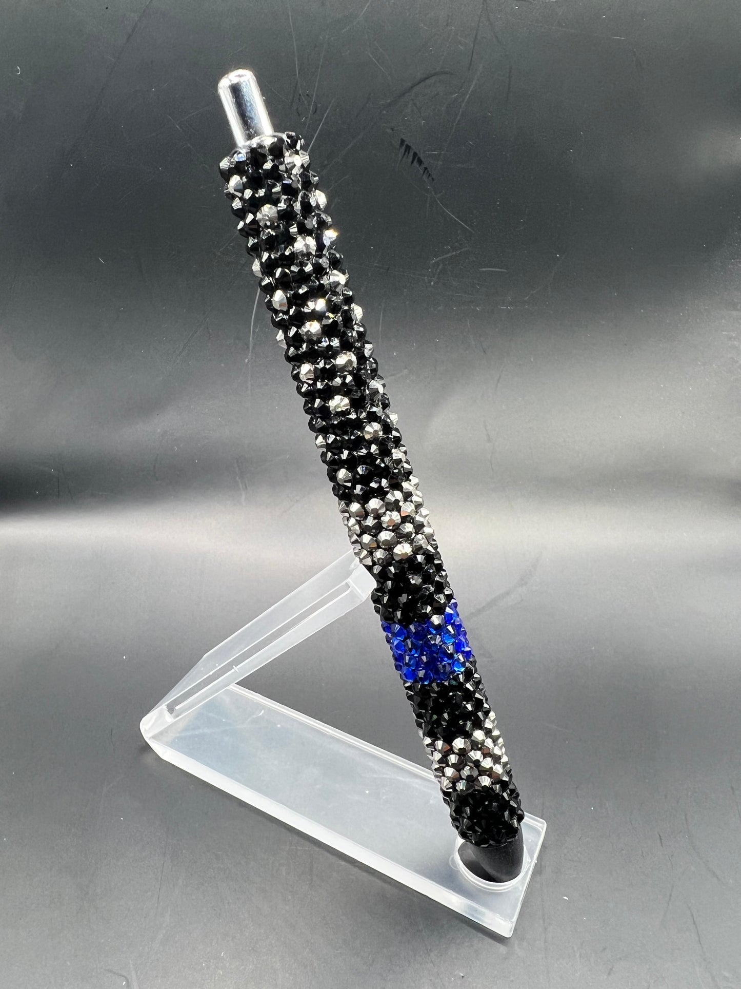 Thin Line Flag Bling Pen Design