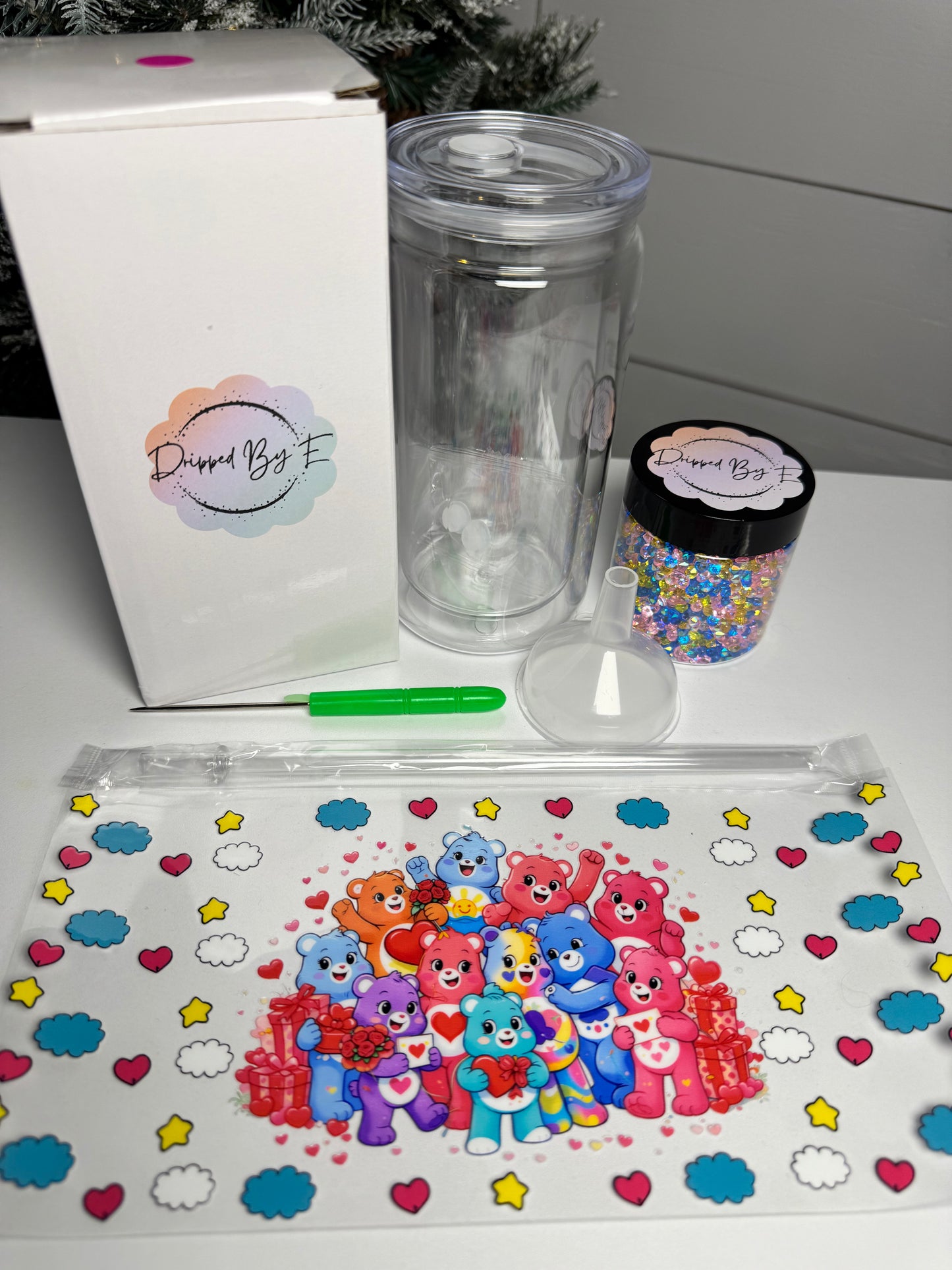 Valentine's Bears DIY Diamond Filled Tumbler Kit