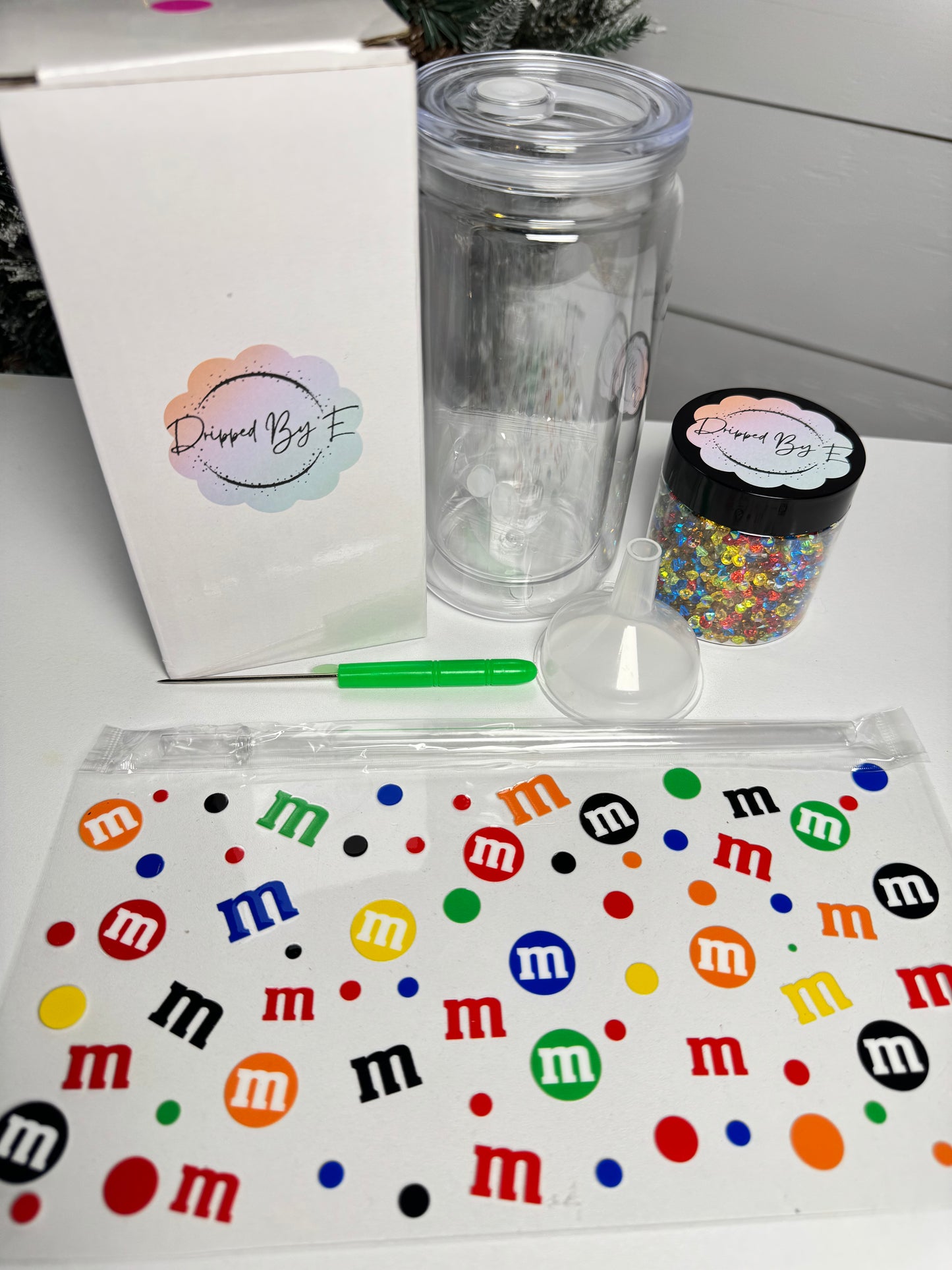 Mini Candy Chocolate Friends DIY Diamond Filled Tumbler Kit