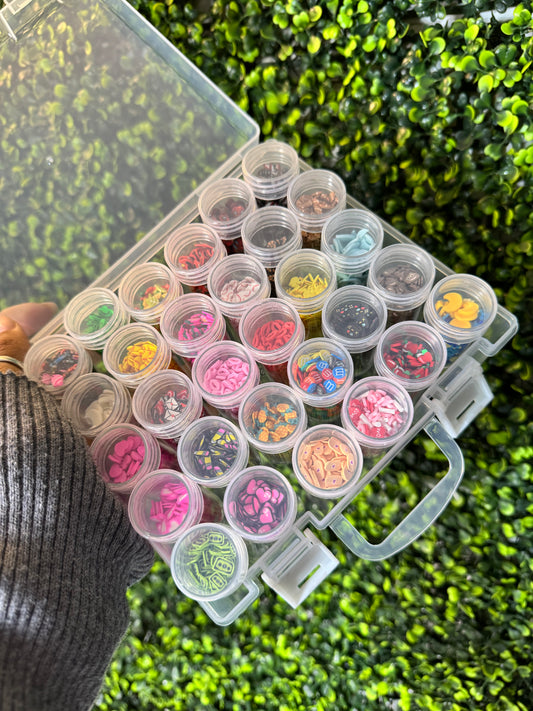 Clay Polymer Slices For Snowglobe Tumblers ( READ DESCRIPTION)