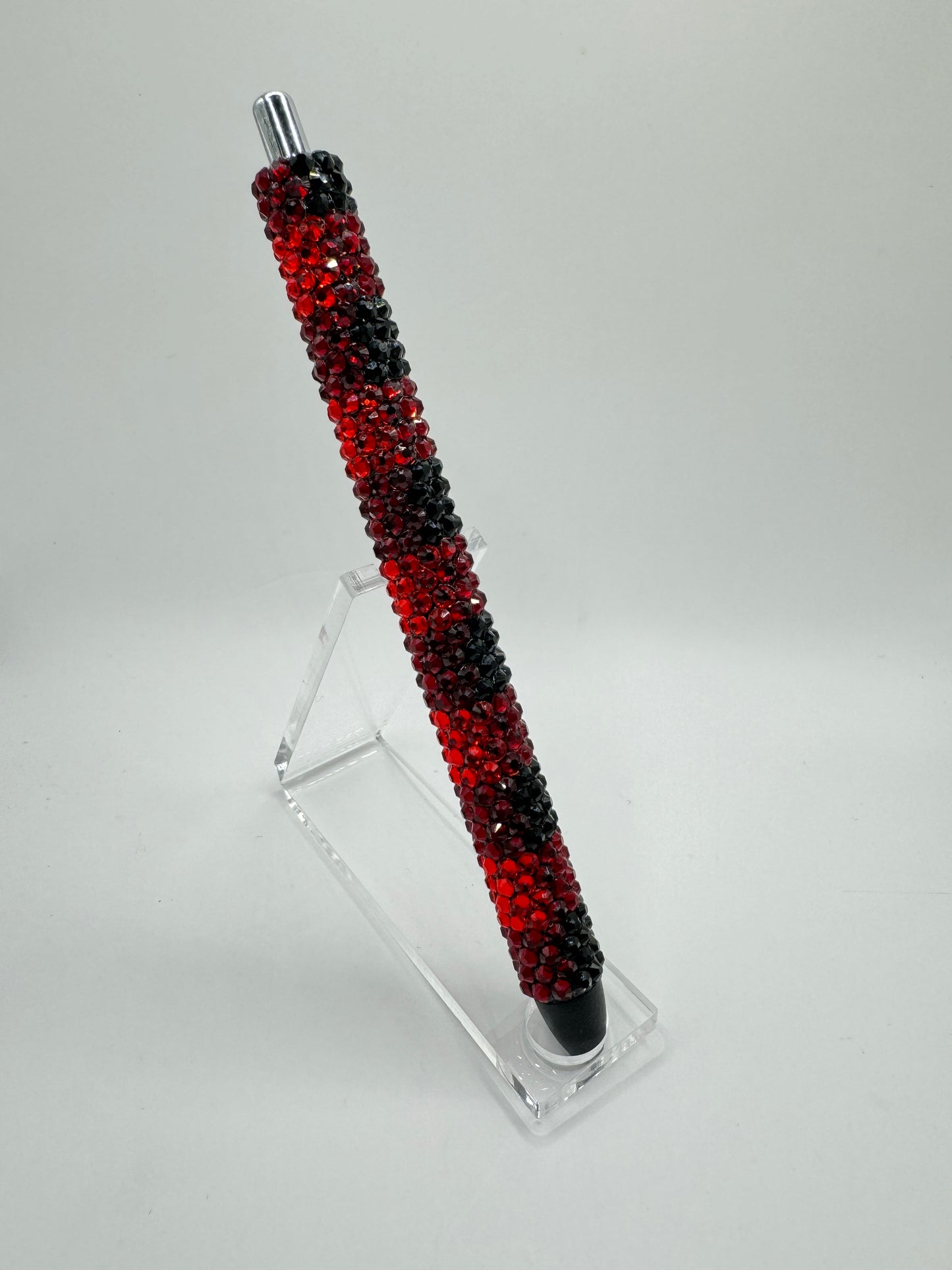 Sweater Weather Red Plaid Bling Pen Design