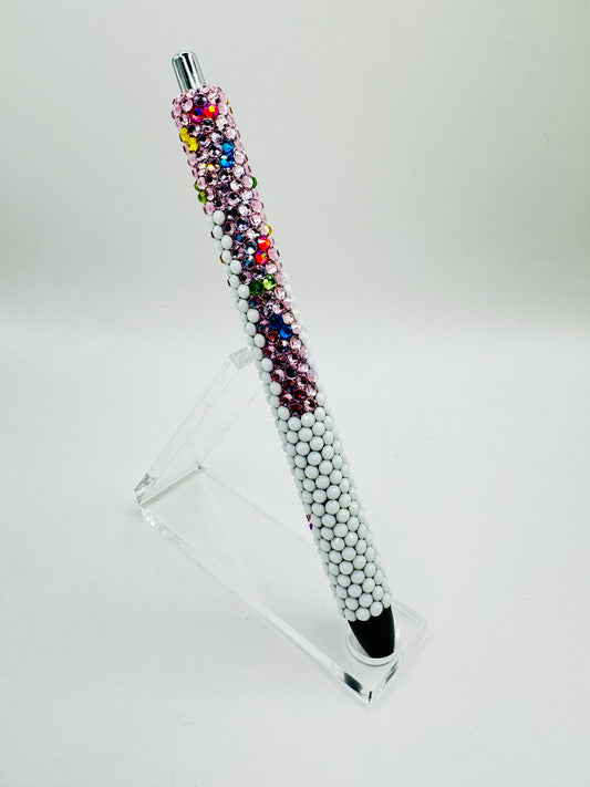 Cupcake Icing Drip With Sprinkles Bling Pen Design