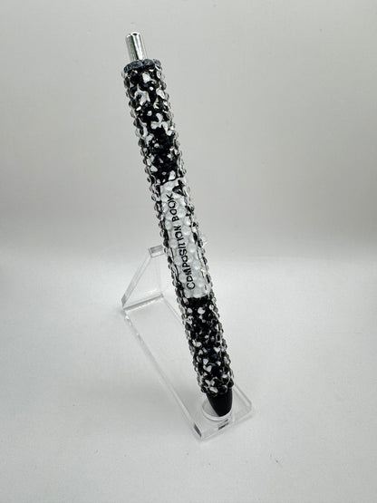 Composition Bling Pen Design (Please Read Description)