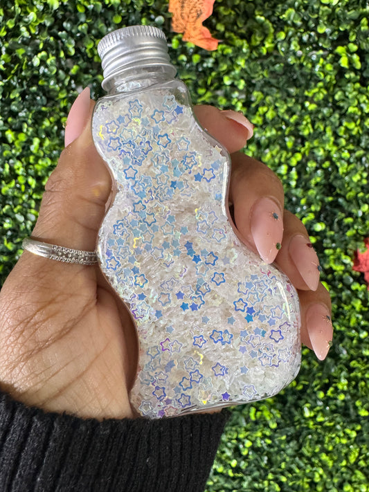 Glitter PVC Stars Iridescent