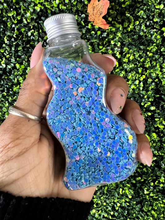 Glitter PVC Baby Blue