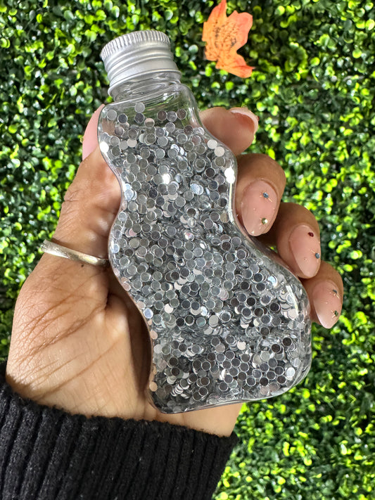 Glitter PVC Silver