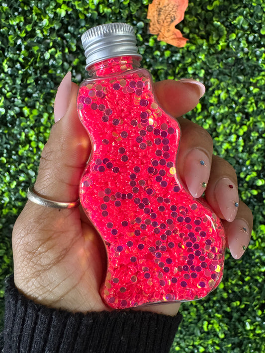 Glitter PVC Hot Pink