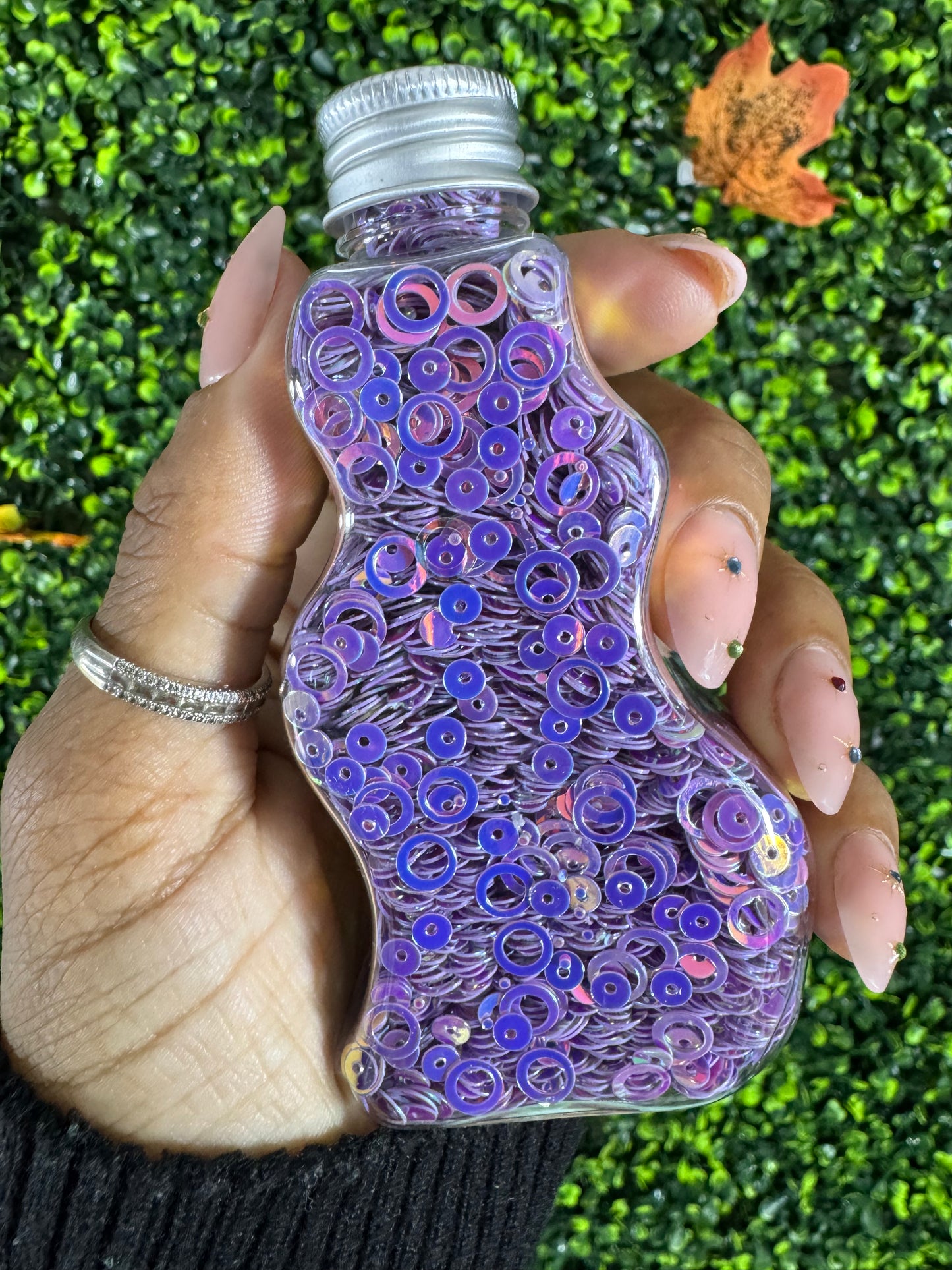 Glitter PVC Rings Burple