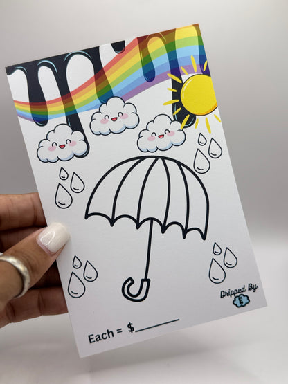 SPRING BLING COLORING SAVINGS CHALLENGES