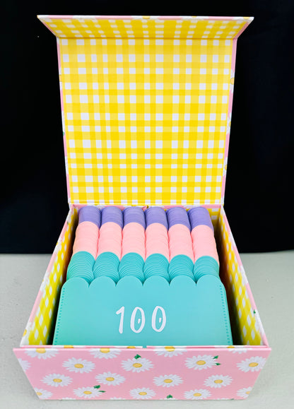 100 Envelope Cotton Candy Cloud Savings Challenge (PLEASE READ THE DESCRIPTION)