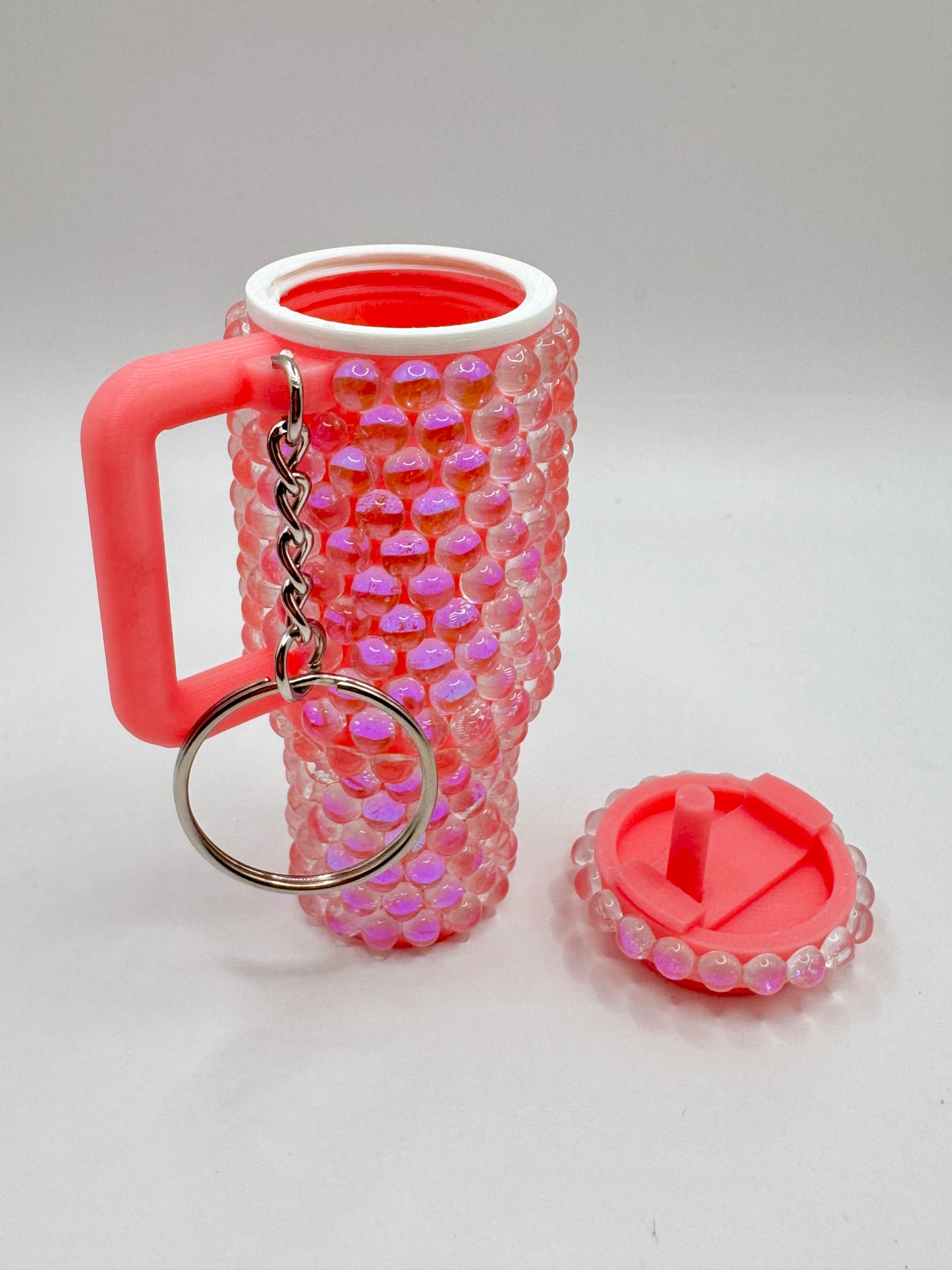 Stanley Bling Chapstick Holder Keychains