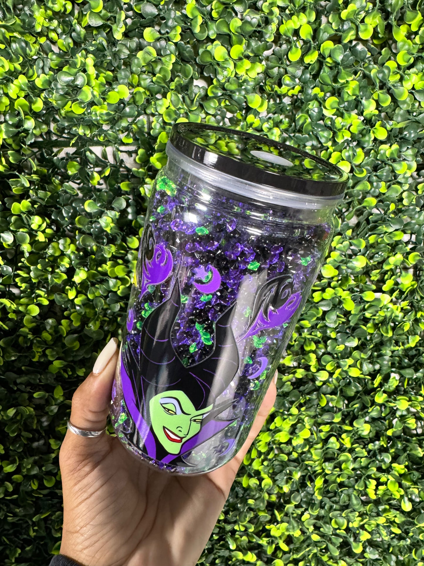 Custom Lava, Honey Drip, Crystal, or Beach Acrylic Savings Jars