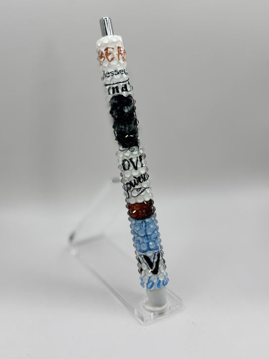 Black Beauty Bling Pen Design