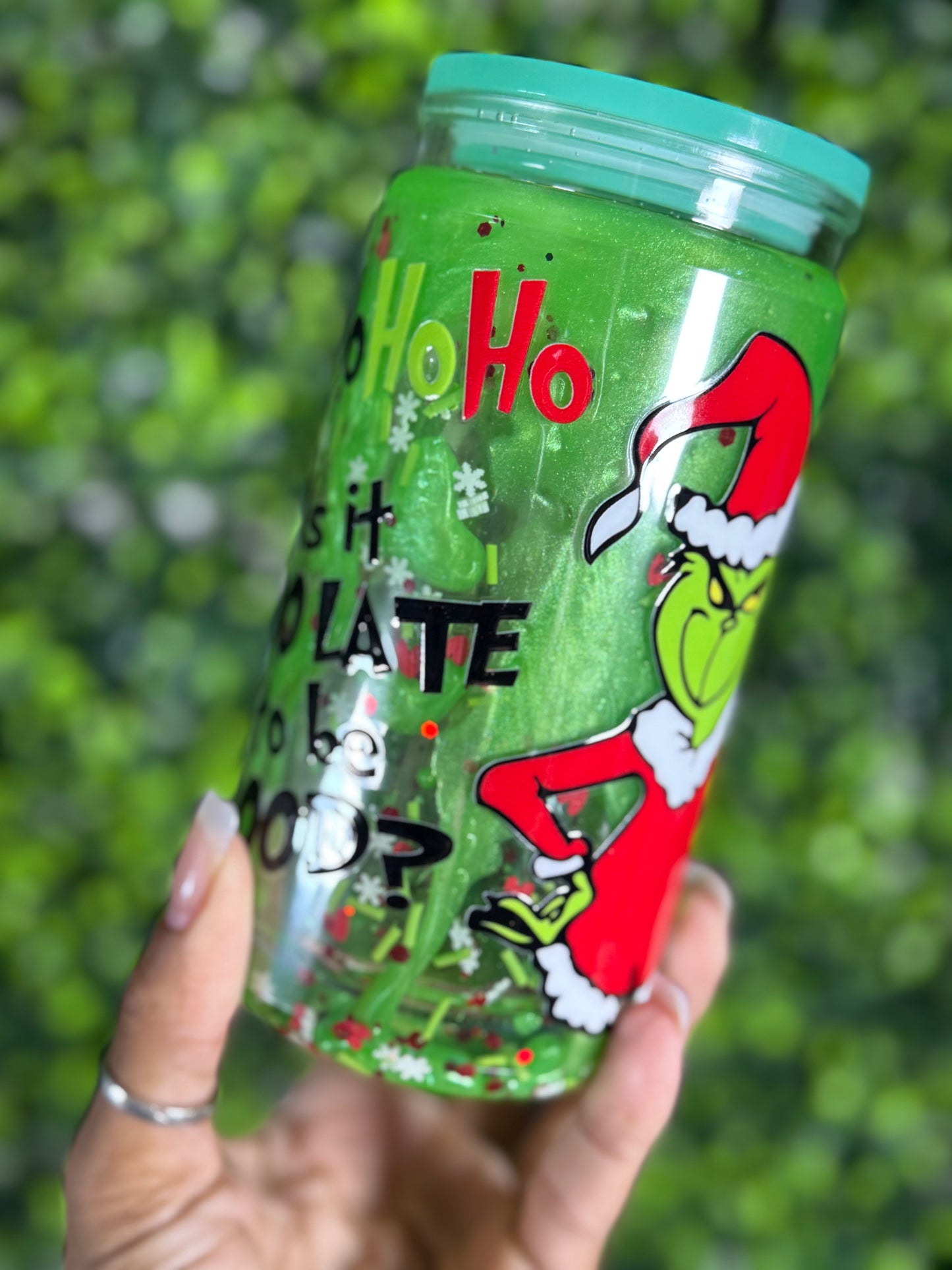 Snow Globe Savings Tumblers