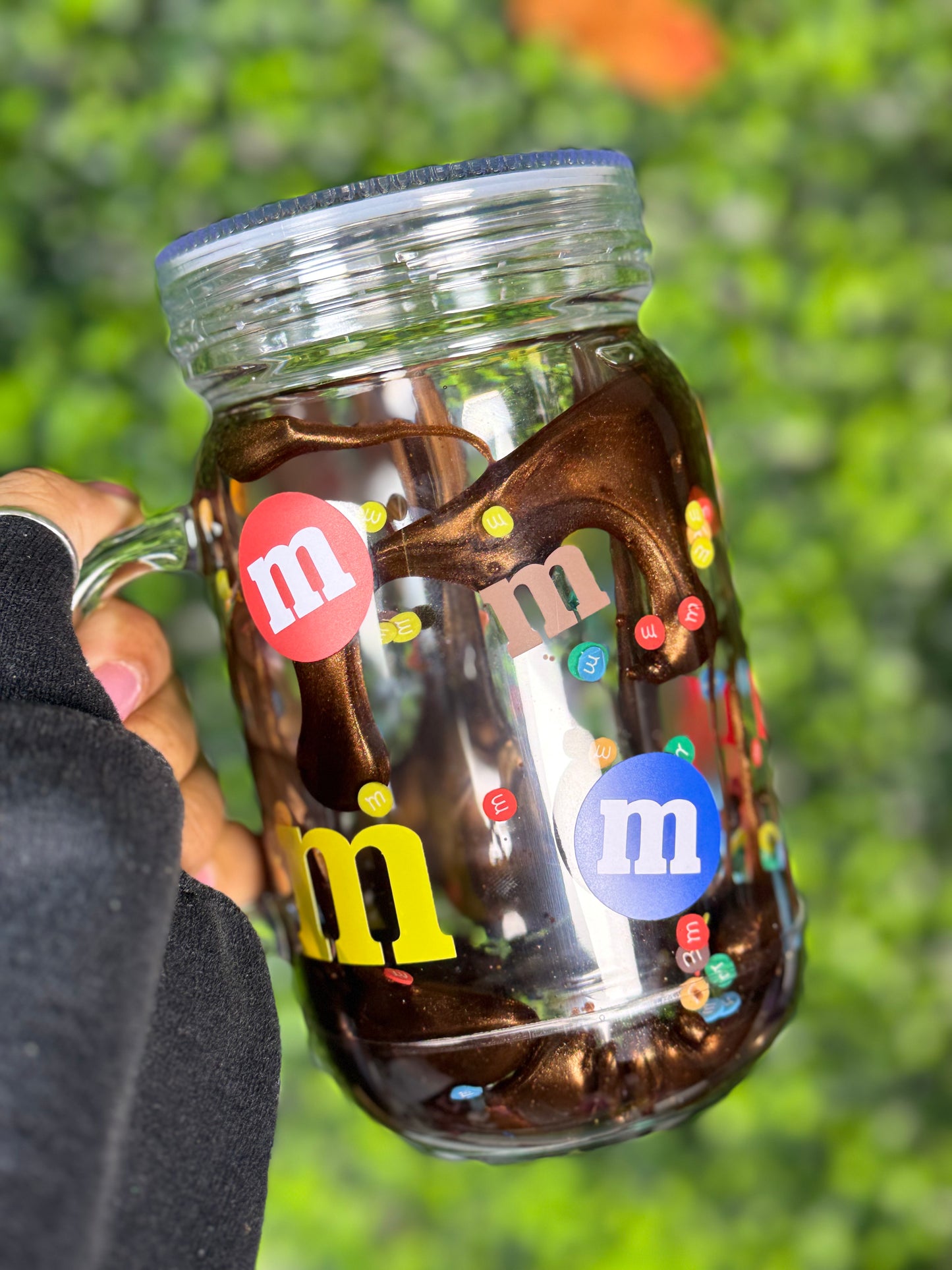 M&M 20oz Mason Jar Lava Tumbler