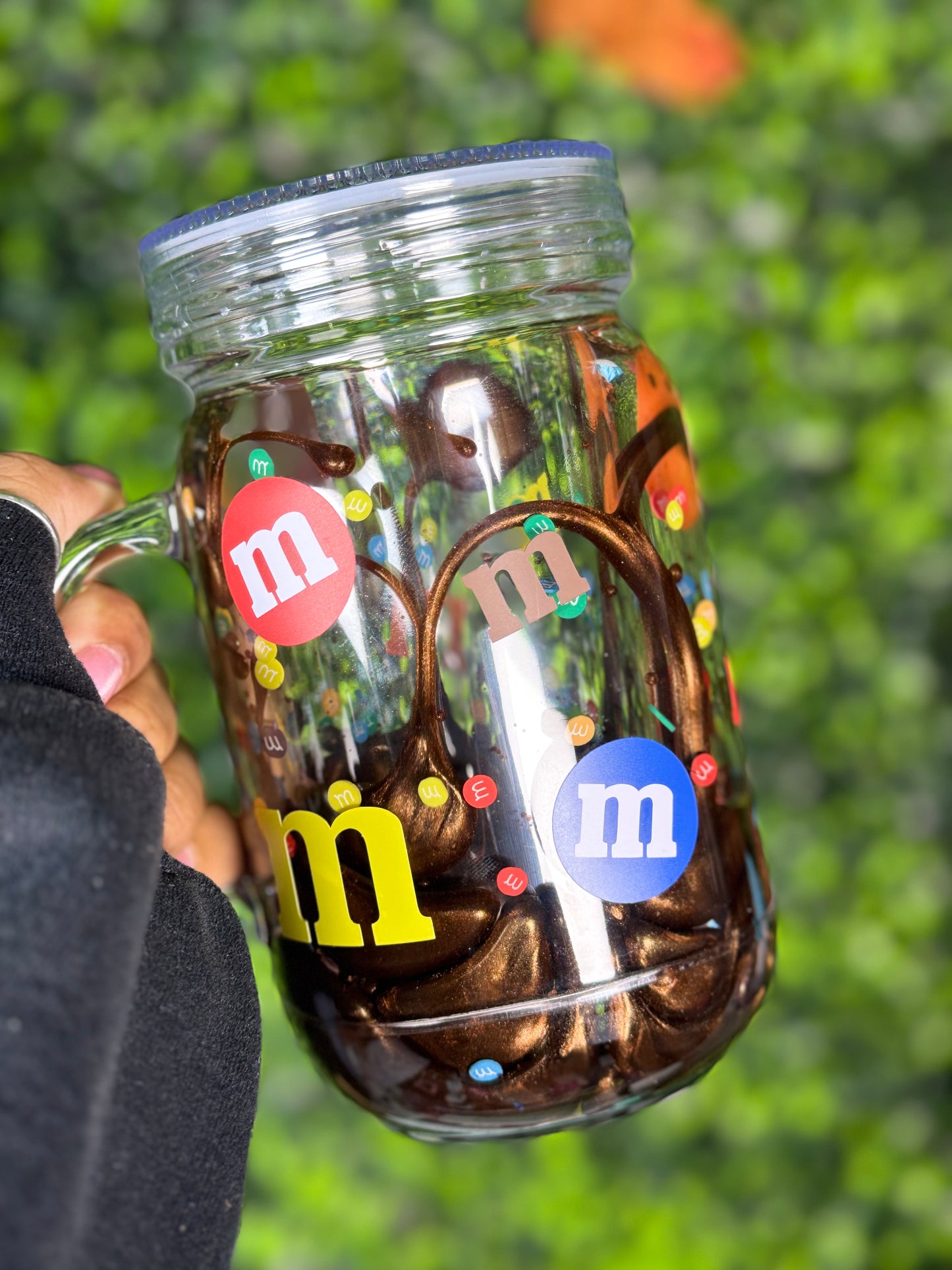 M&M 20oz Mason Jar Lava Tumbler