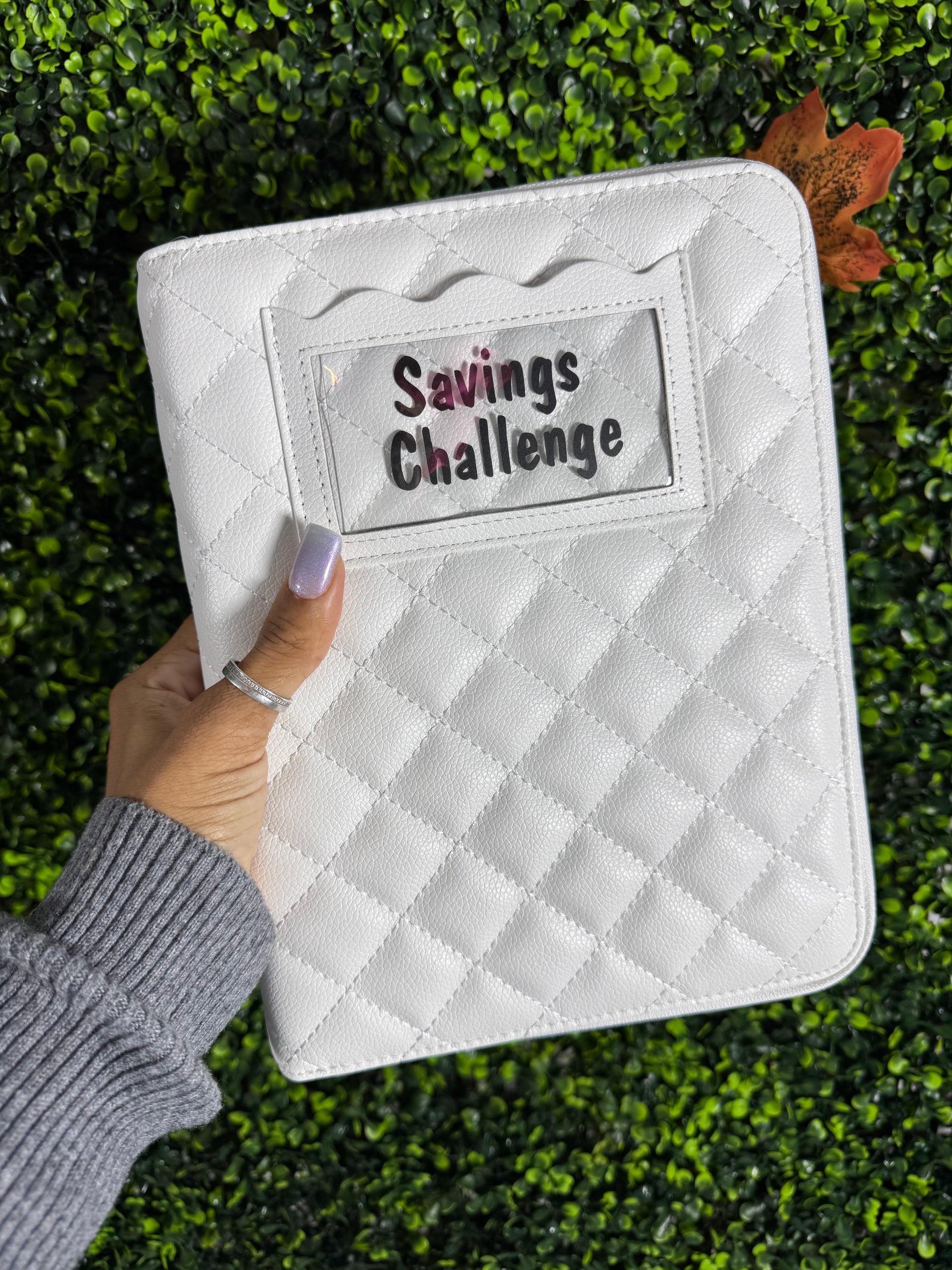 savings challeng スクエア ハリネズミ Nj_saving Mini Savings Challenge Fluted Binder – Jasmine's Wallet