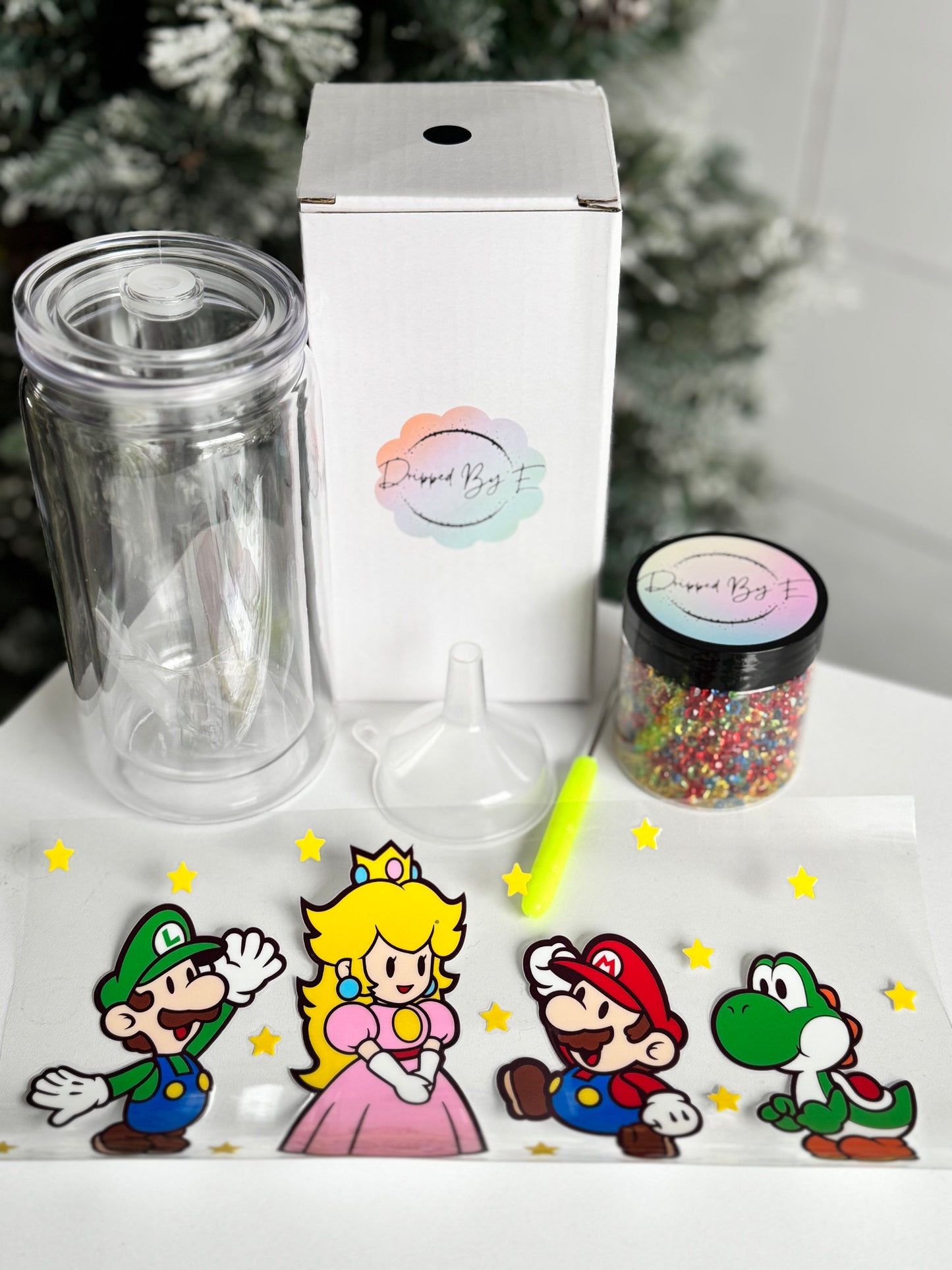 Mario DIY Diamond Filled Tumbler Kit