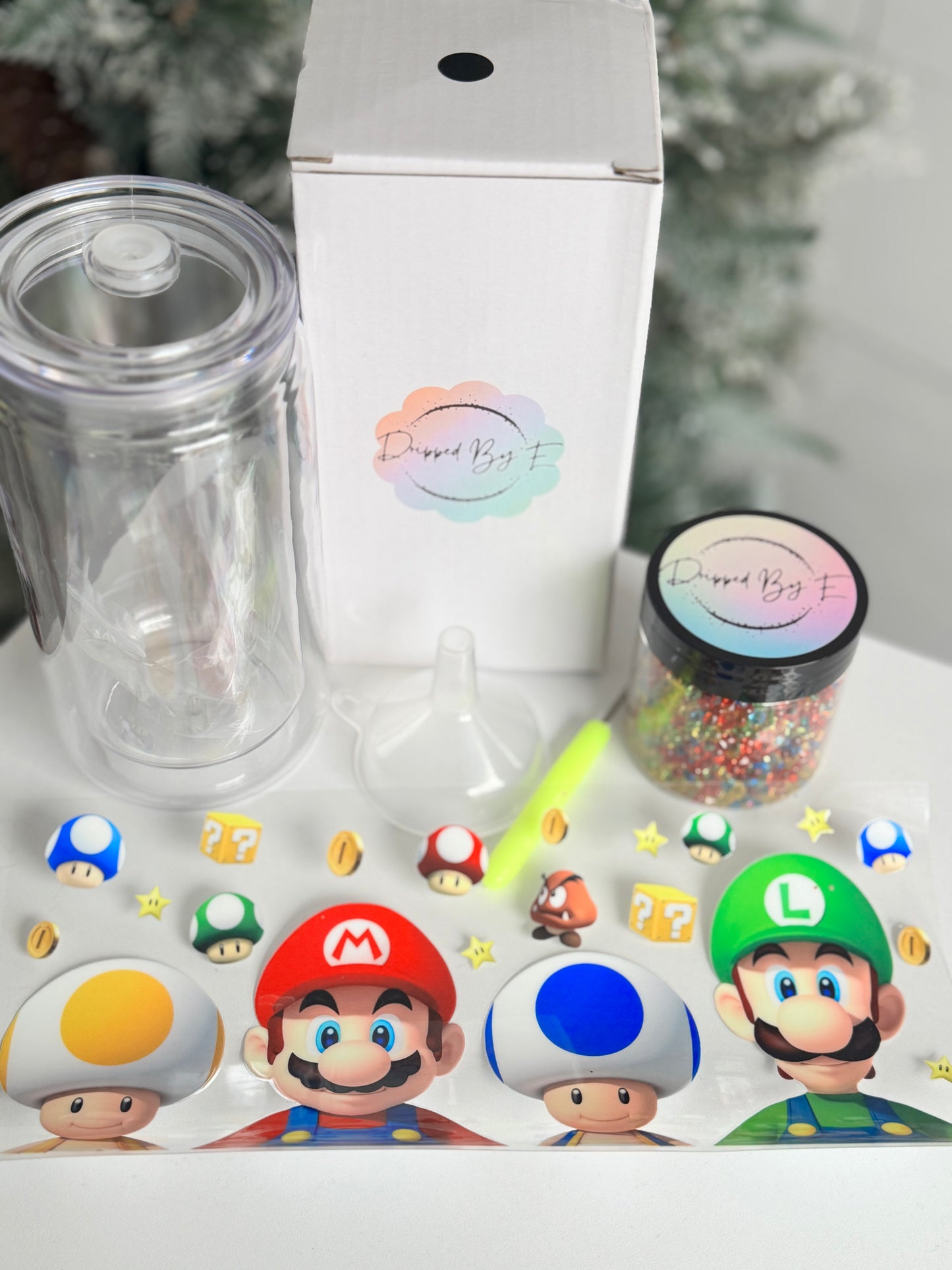 Mario DIY Diamond Filled Tumbler Kit