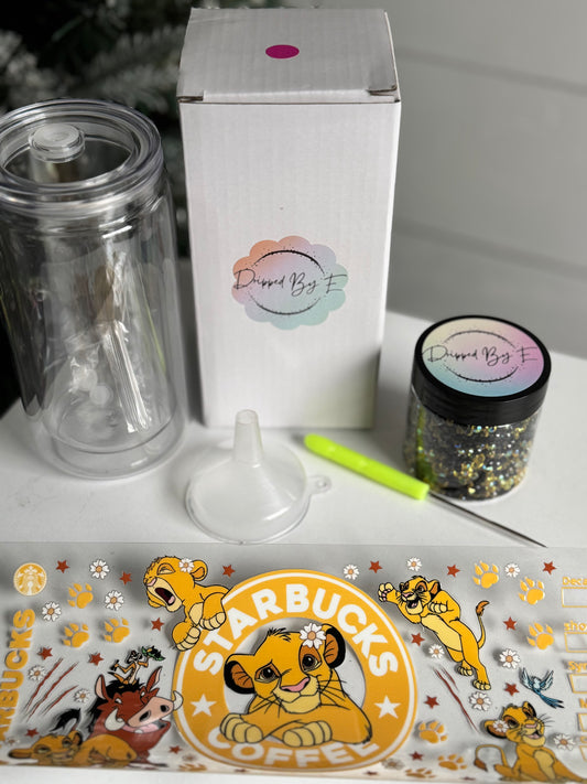 Simba Coffee DIY Diamond Filled Tumbler Kit