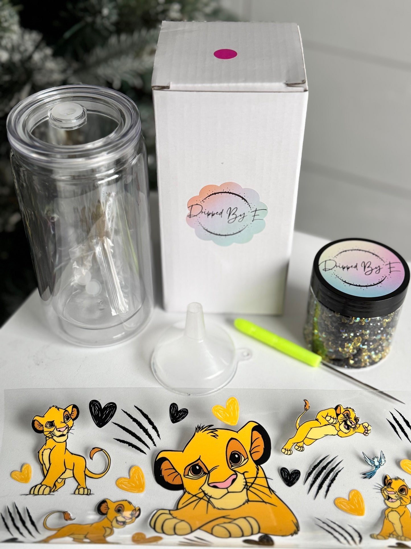 Simba Paws DIY Diamond Filled Tumbler Kit