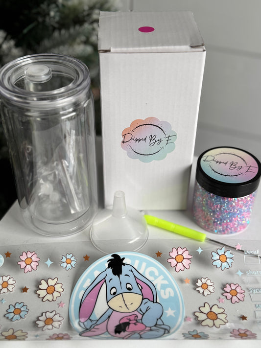 Baby Eeyore Coffee DIY Diamond Filled Tumbler Kit