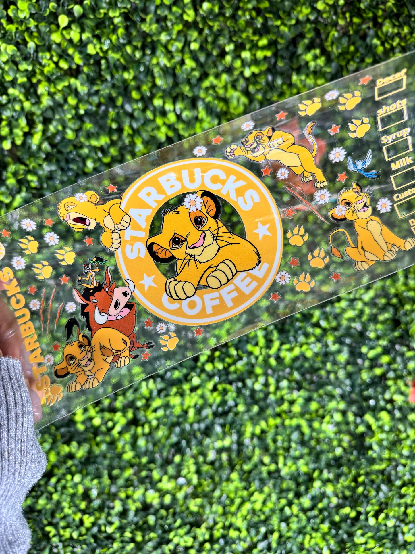 Simba Coffee DIY Diamond Filled Tumbler Kit