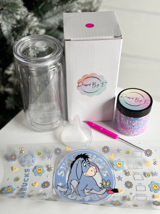 Eeyore Coffee DIY Diamond Filled Tumbler Kit