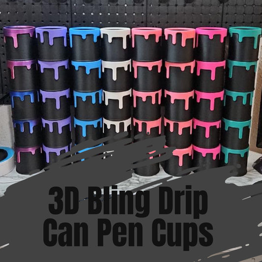 Dripping Bling Pen Cups